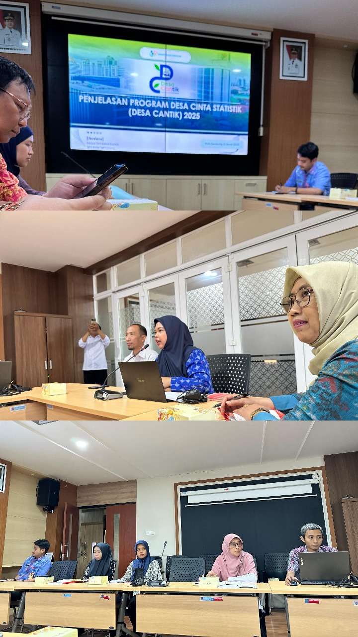 DISKOMINFO Kota Semarang Hadiri Penjelasan Program Desa Cinta Statistik (Desa Cantik) 2025
